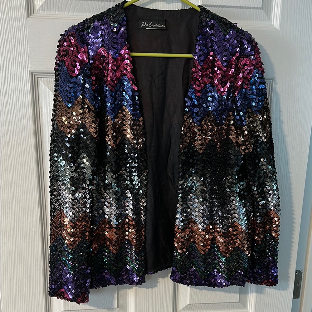 Vintage Sequin Multicolor Jacket